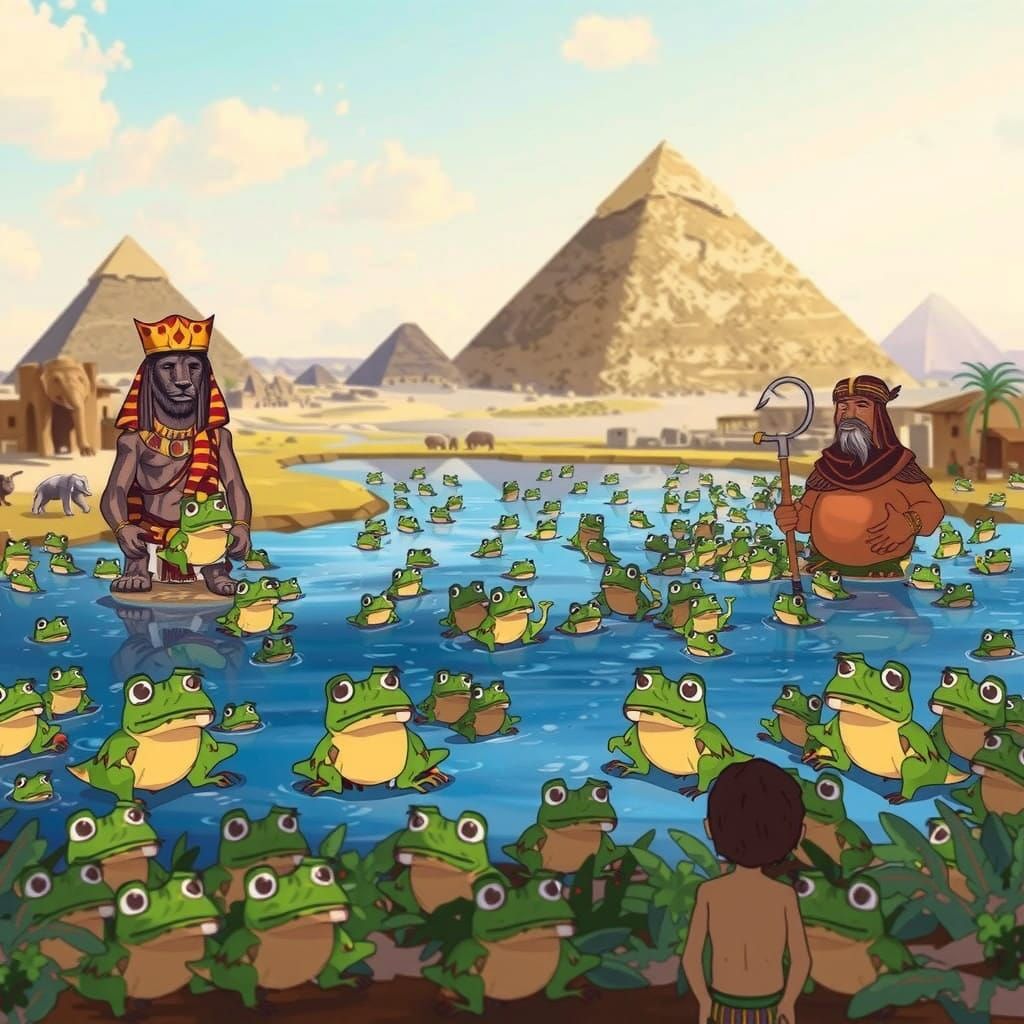 Egyptian Landscapes Unite Wild Animals from Around the World