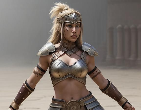 Female warrior/ gladiator   
  by @Tinker