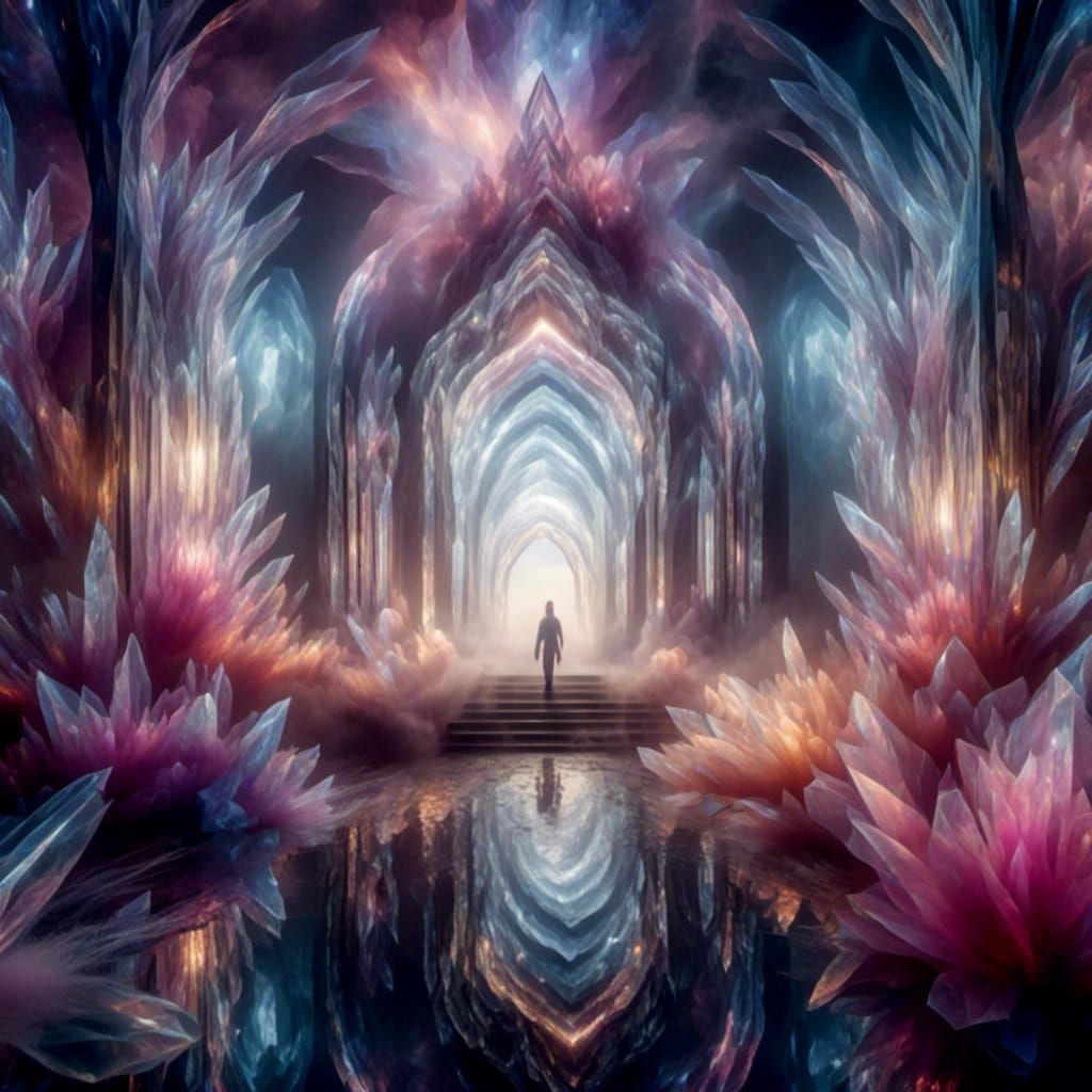  <lora:Crystalline Meta:1.0>