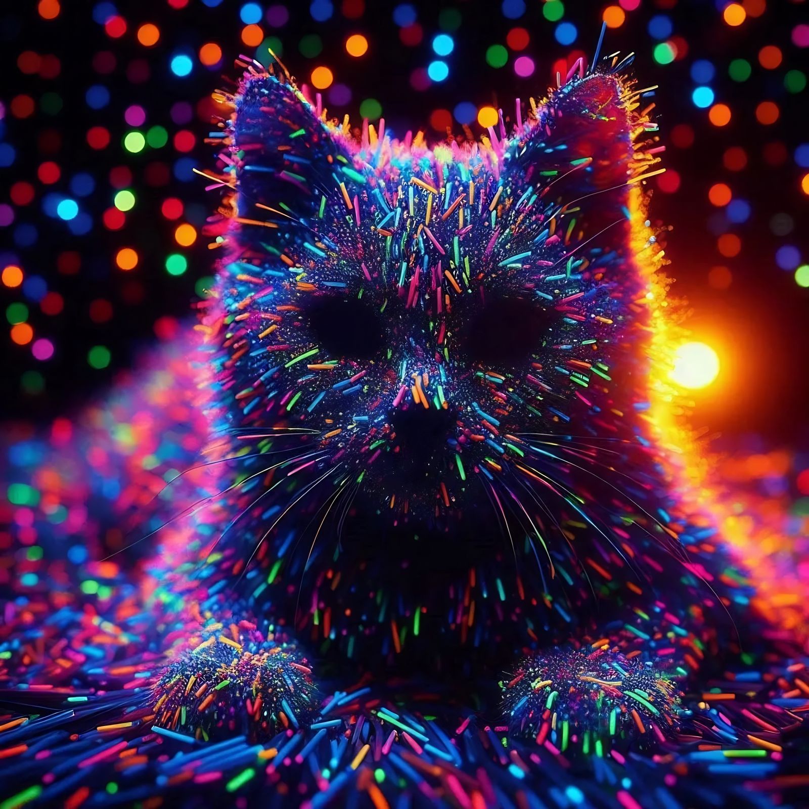Neon Cat