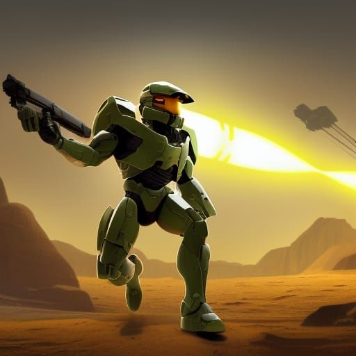 halo #6 Cgi character