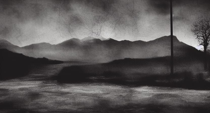 grunge aesthetic landscape