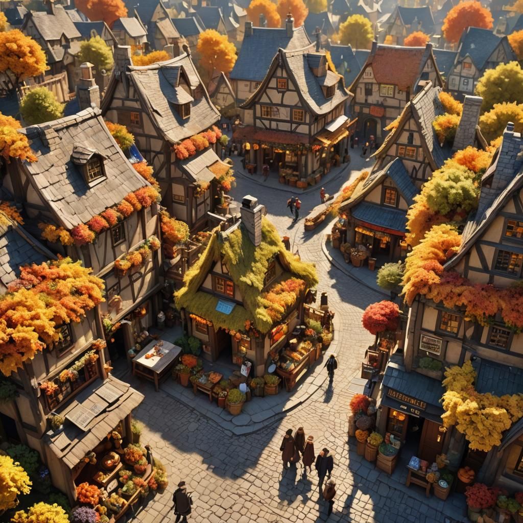 Autumn Village "The Warren"  by @Jace