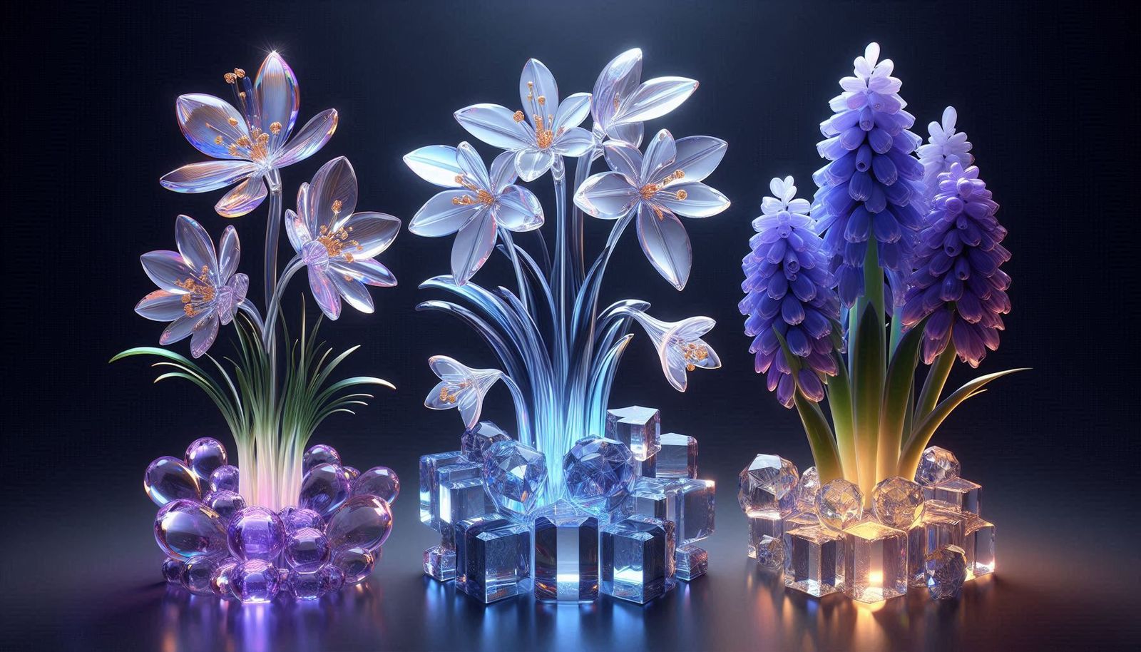 Crocus, Snowdrops, Hyasinths  by @ConChron