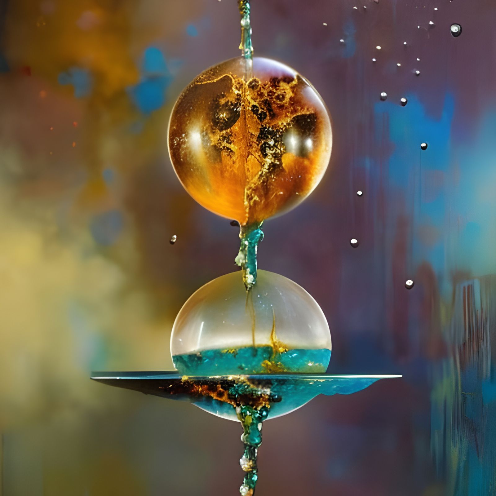 Wet moist floating orbs   by @Hotaru