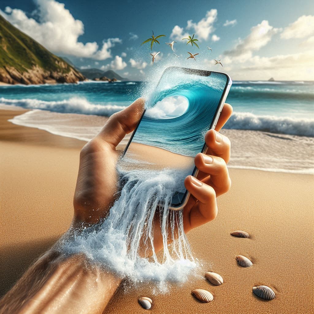 Waterproof up to 5 ft 😉 open prompt