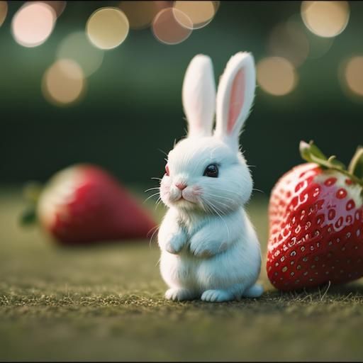 (Cinematic Pop Exposures )  Strawberry Fields and BUNNIES Al...