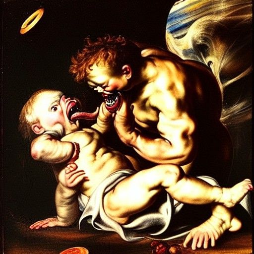 Saturn Devouring His Son