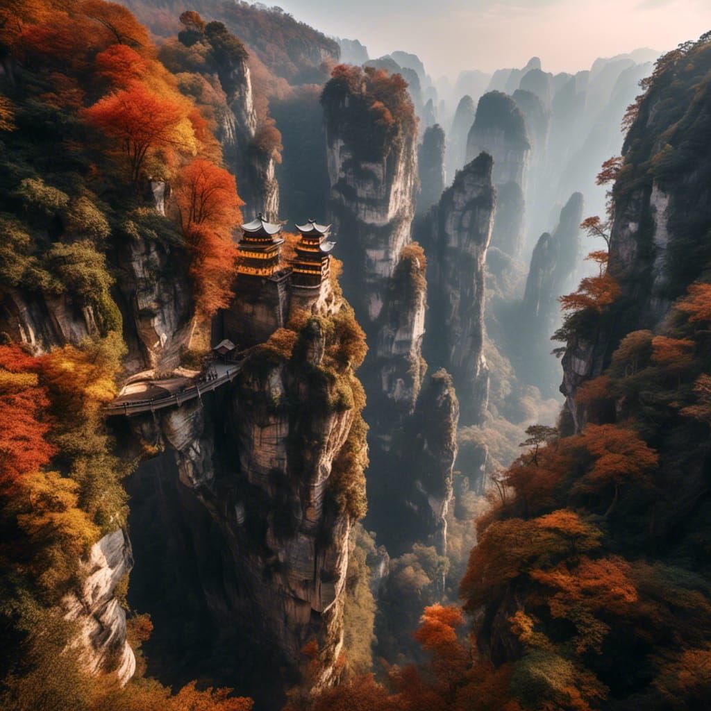 Zhangjiajie in Autumn 2