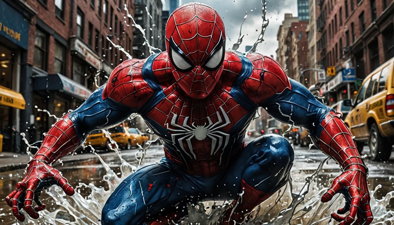 Spiderman splash