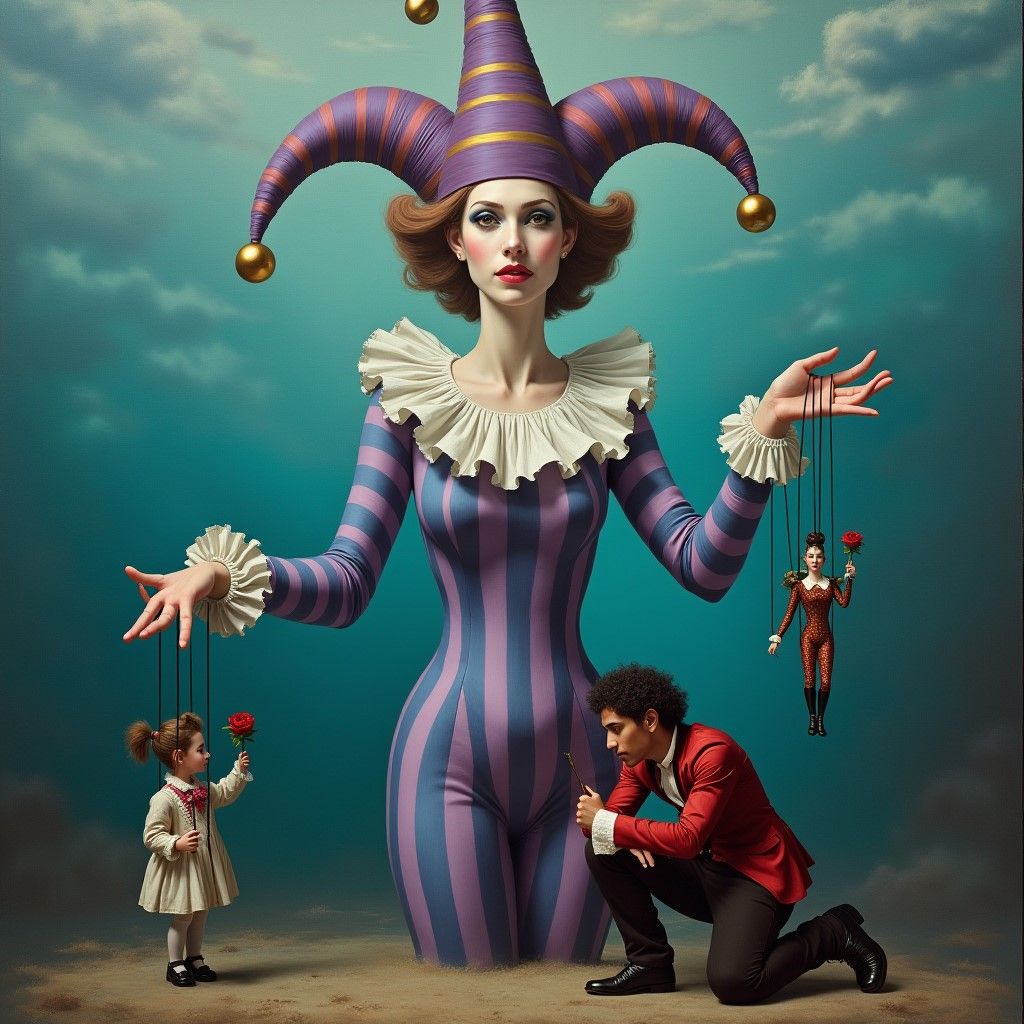 surreal oil painting