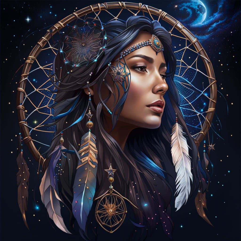 Asibikaashi (Spider Woman), caretaker to the children and the people on the land  by @yellowhyena