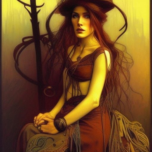 wild west cowgirl