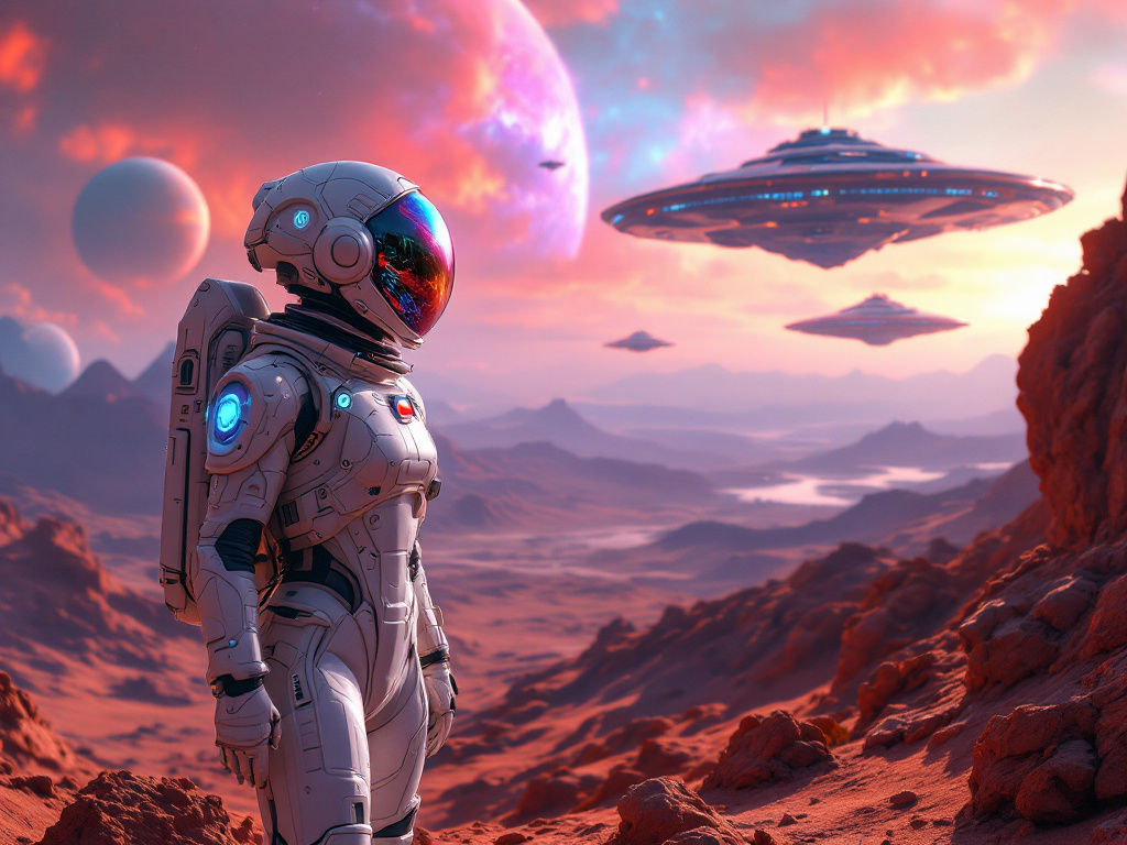 Elara Nyx on the planet Virelia Prime