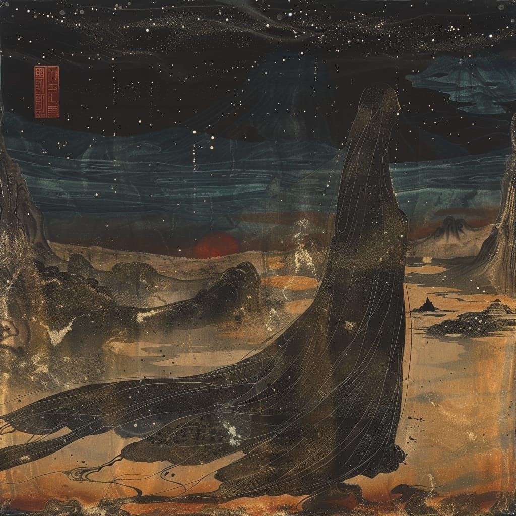 Forlorn Desert Wanderer