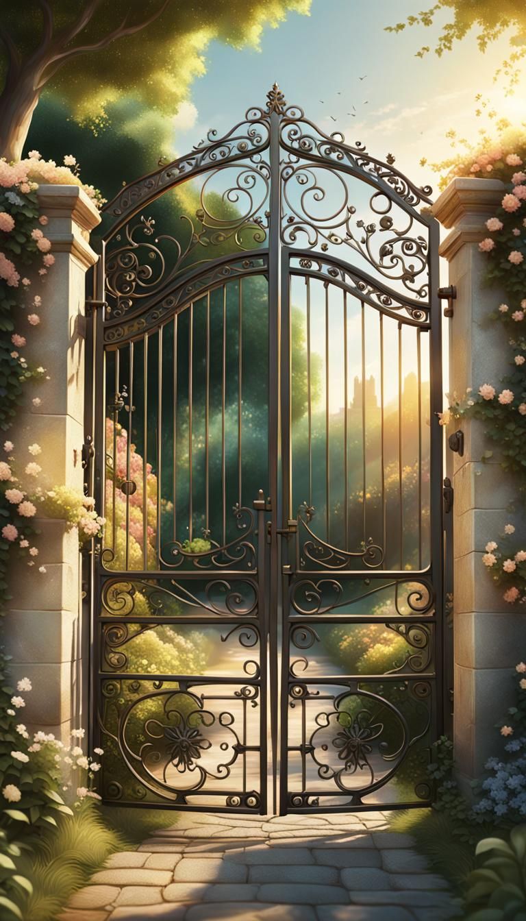 Iron Gate Concept Art in Warm Sunlight