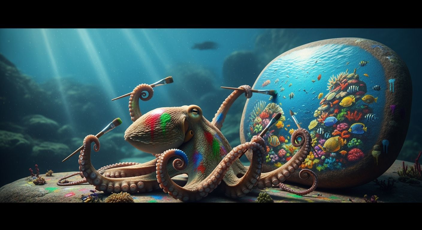 Octopus da Vinci  by @Atanasio