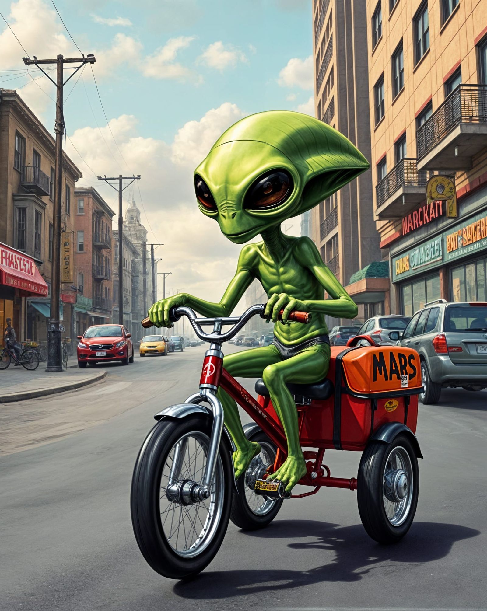 Just Eat Tricycle Delivery.