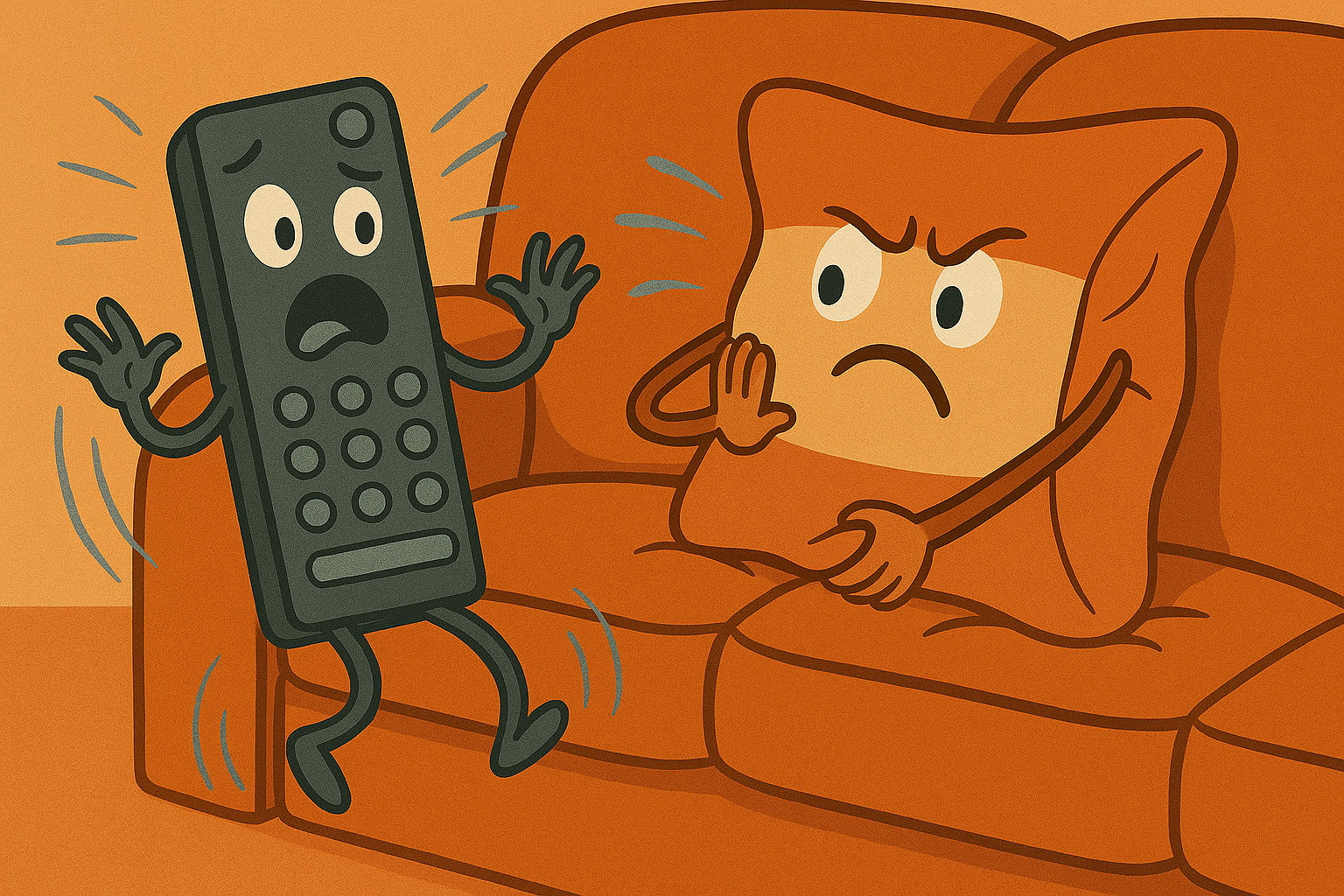 Remote vs. Couch Cushion