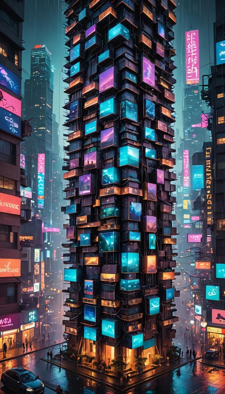 Digitalized Waterfall