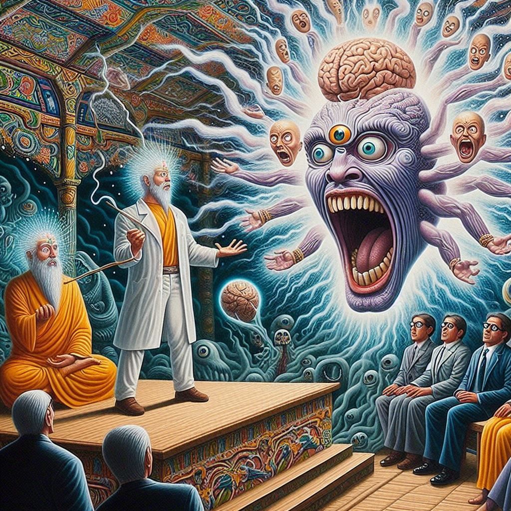 This one is quite uncanny! It's like a Kundalini experience I had, turning into a migraine.