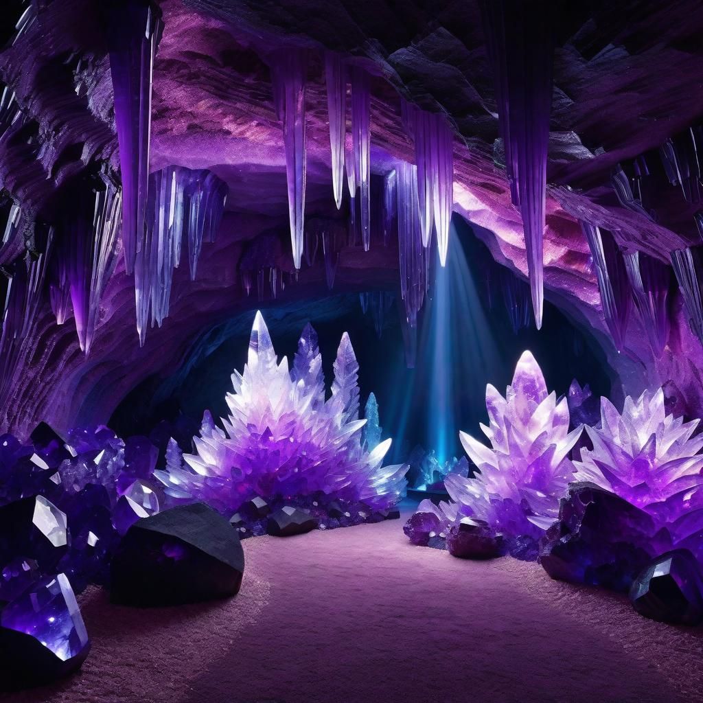 Crystal Cave #3  by @FeoNgel