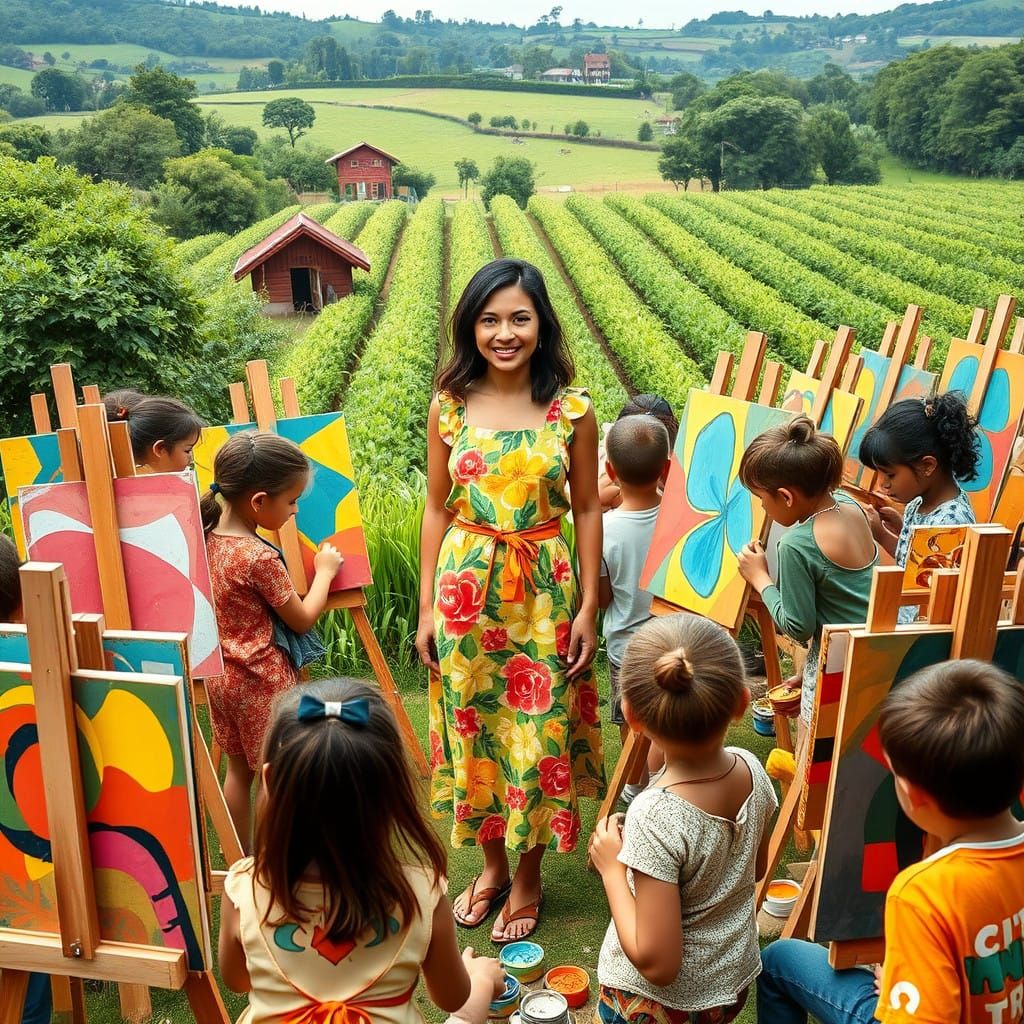 Artistic Expression in Full Bloom
