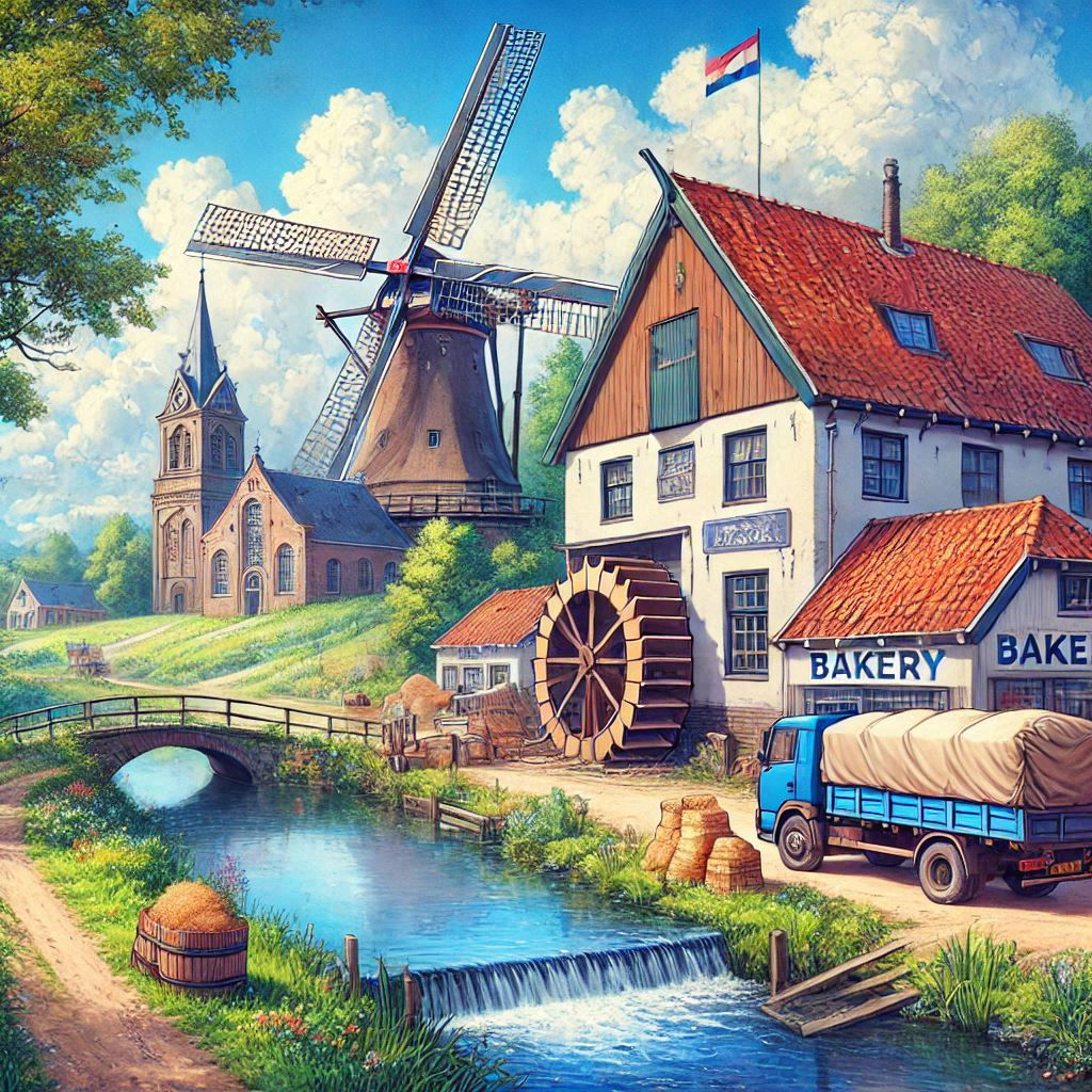 Dutch Mill, Anime, Hokusai