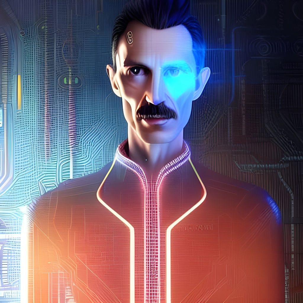Nikola Tesla, the Pioneer - AI Generated Artwork - NightCafe Creator