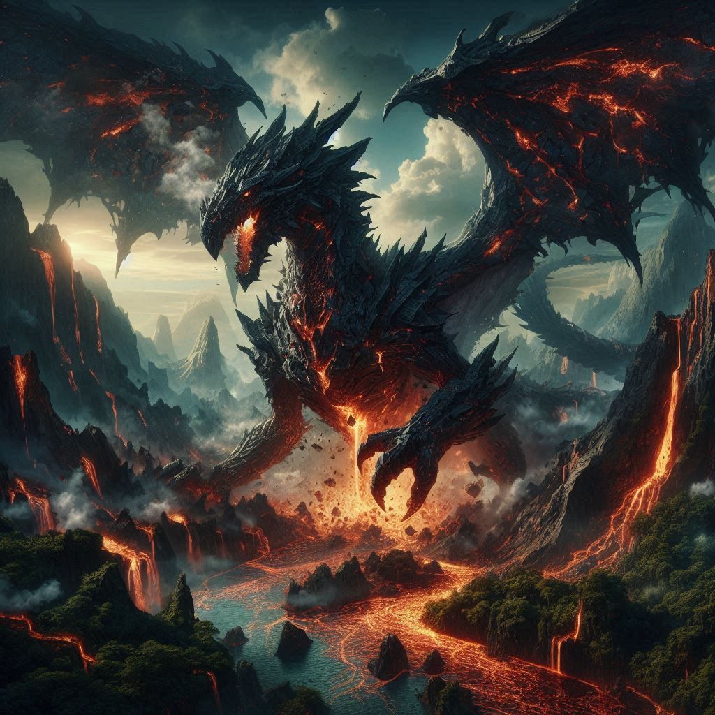 A Monster of Fire and Ash