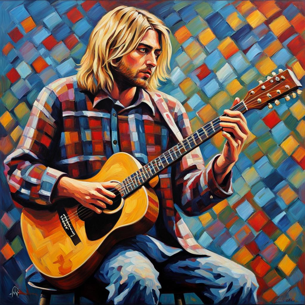 Kurt Cobain - AI Generated Artwork - NightCafe Creator