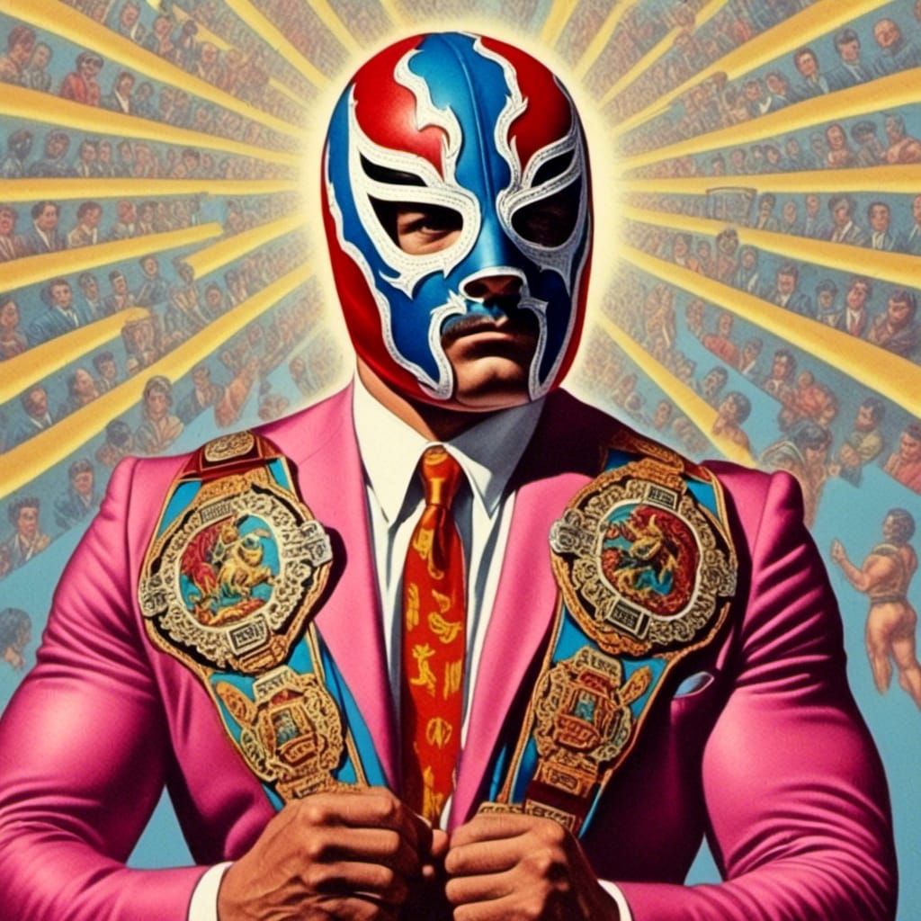 1980s businessman luchador <lora:Luchador:1.0> 