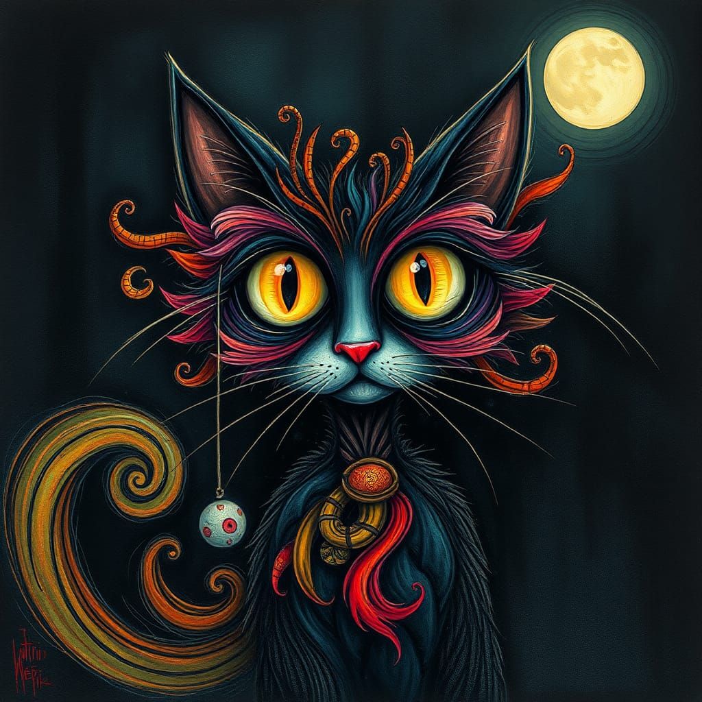 Crazy Cat!  by @Carol B