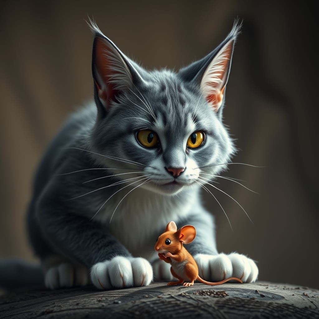 Tom and Jerry  by @Shayera1001