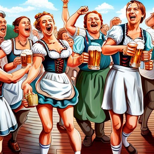 Oktoberfest - AI Generated Artwork - NightCafe Creator