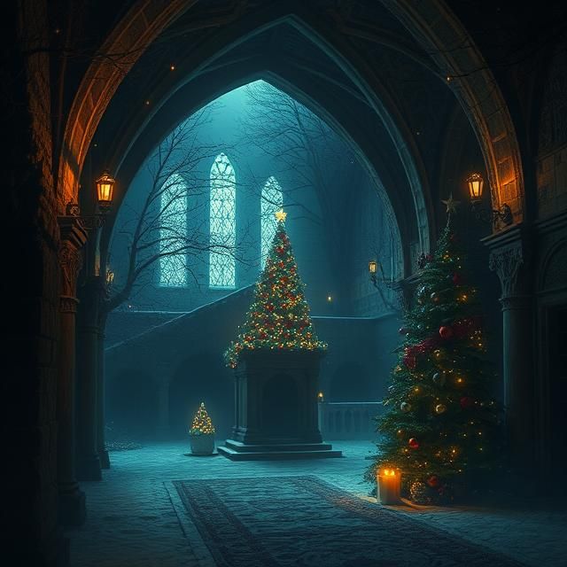 CHRISTMAS IN THE  CRYPT - A GHOSTLY CHRISTMAS.