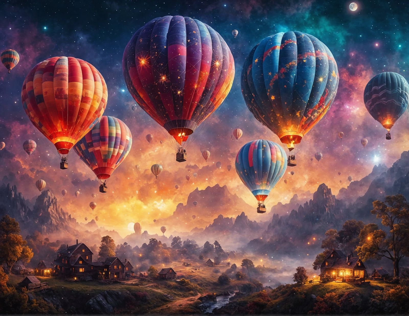 Balloon dreamscape  by @DeeB