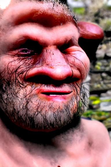 Gorp, a troll-like half-human welshman