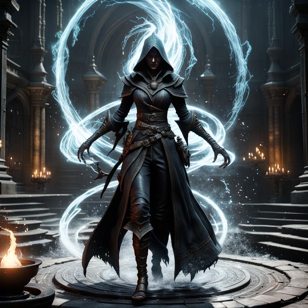 Sorceress Ice Flame  by @Tajra Adna