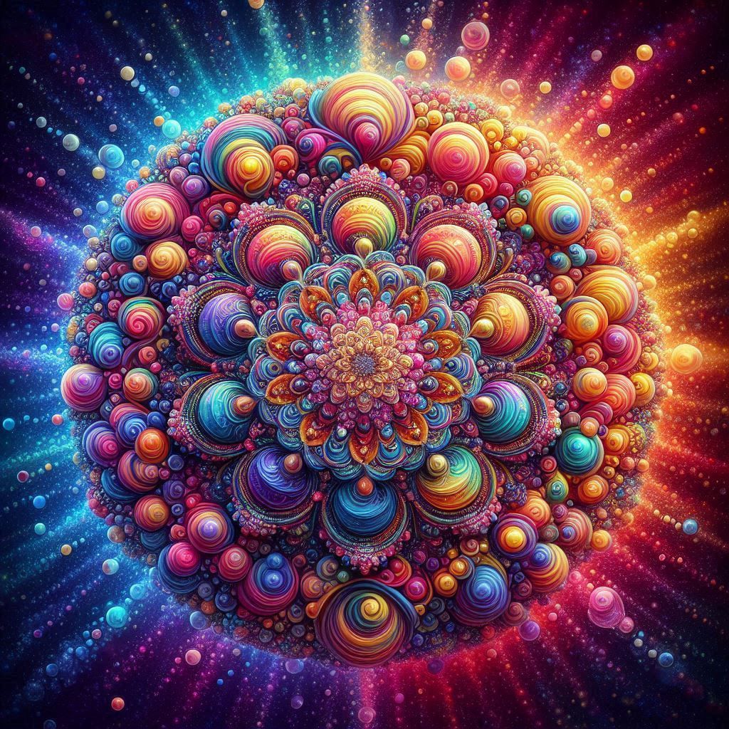 Rainbow mandala