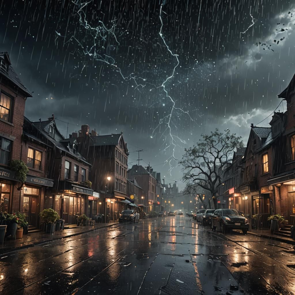 rainy day   by @Lady on Fire