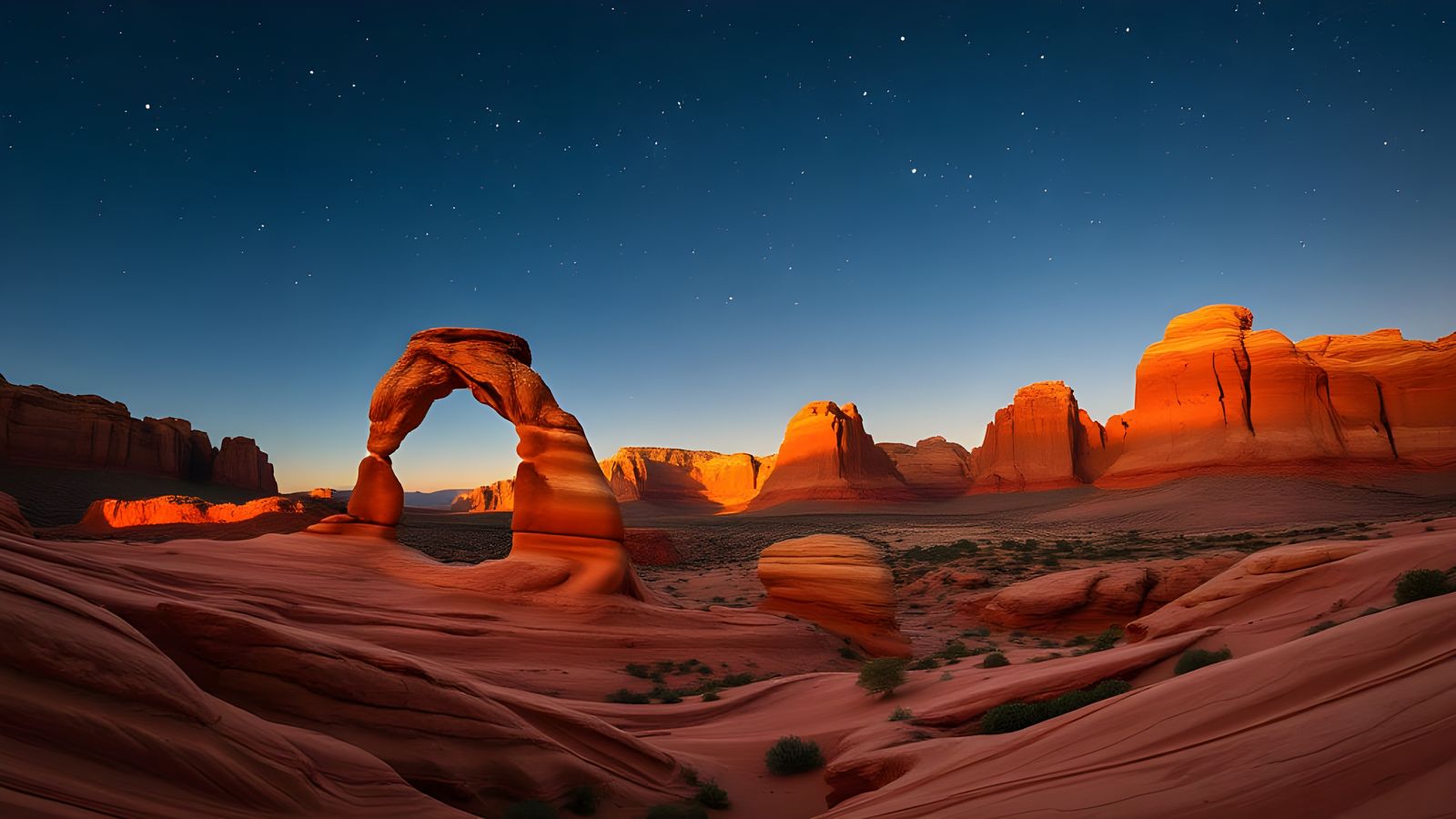 Starry Sky at Arches  by @Gary Murakami