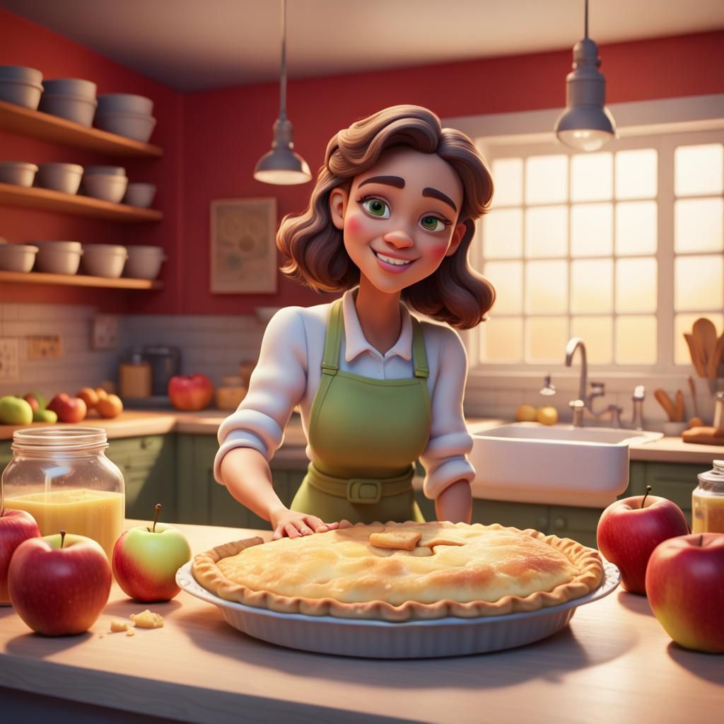 Apple Pie Time - AI Generated Artwork - NightCafe Creator