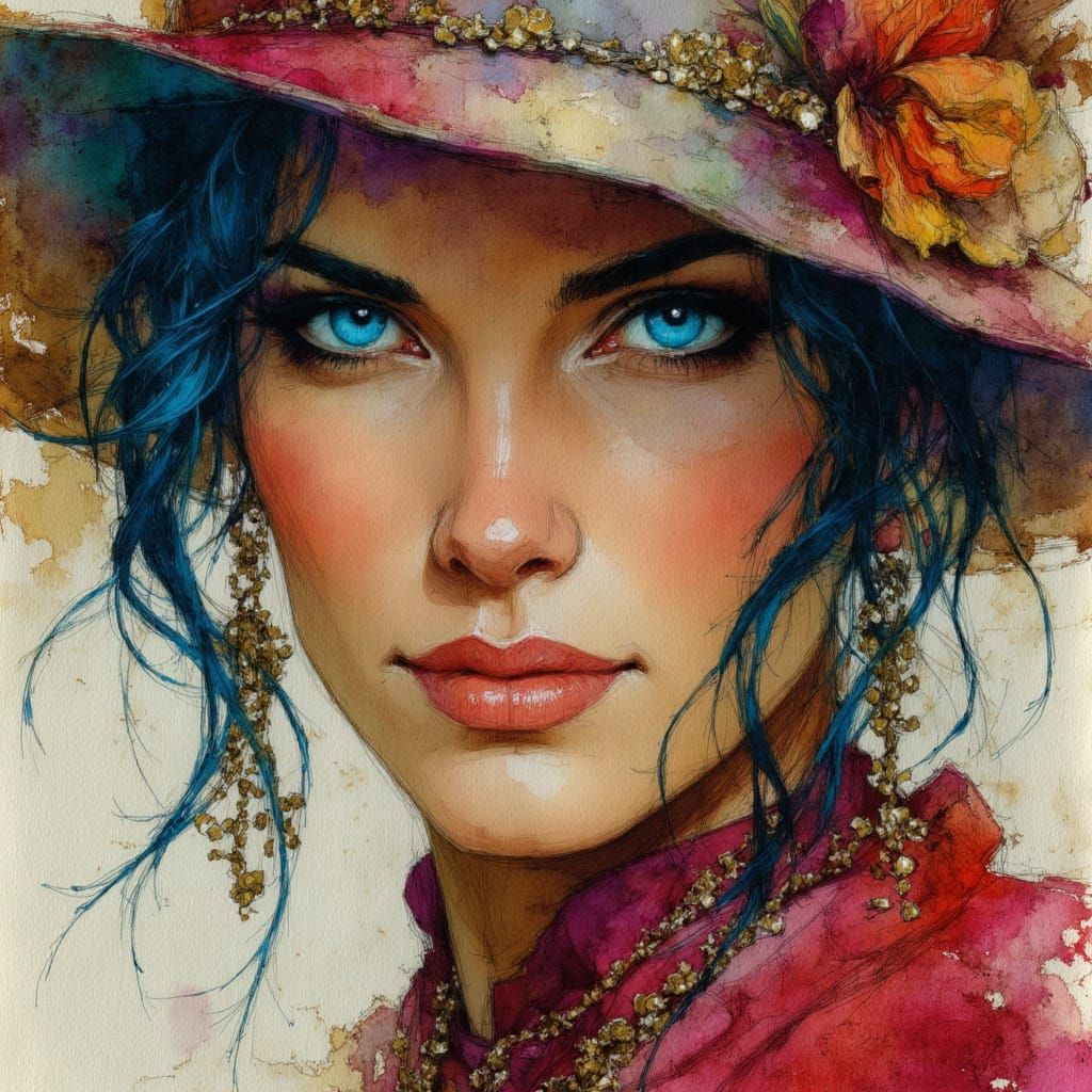 Breathtaking beauty, realistic, detailed  background, Royo, Bagshaw, Chevrier, Lou Xaz, Ferri, Kaluta, Minguez <lora:Earth and tone 2:1.0>