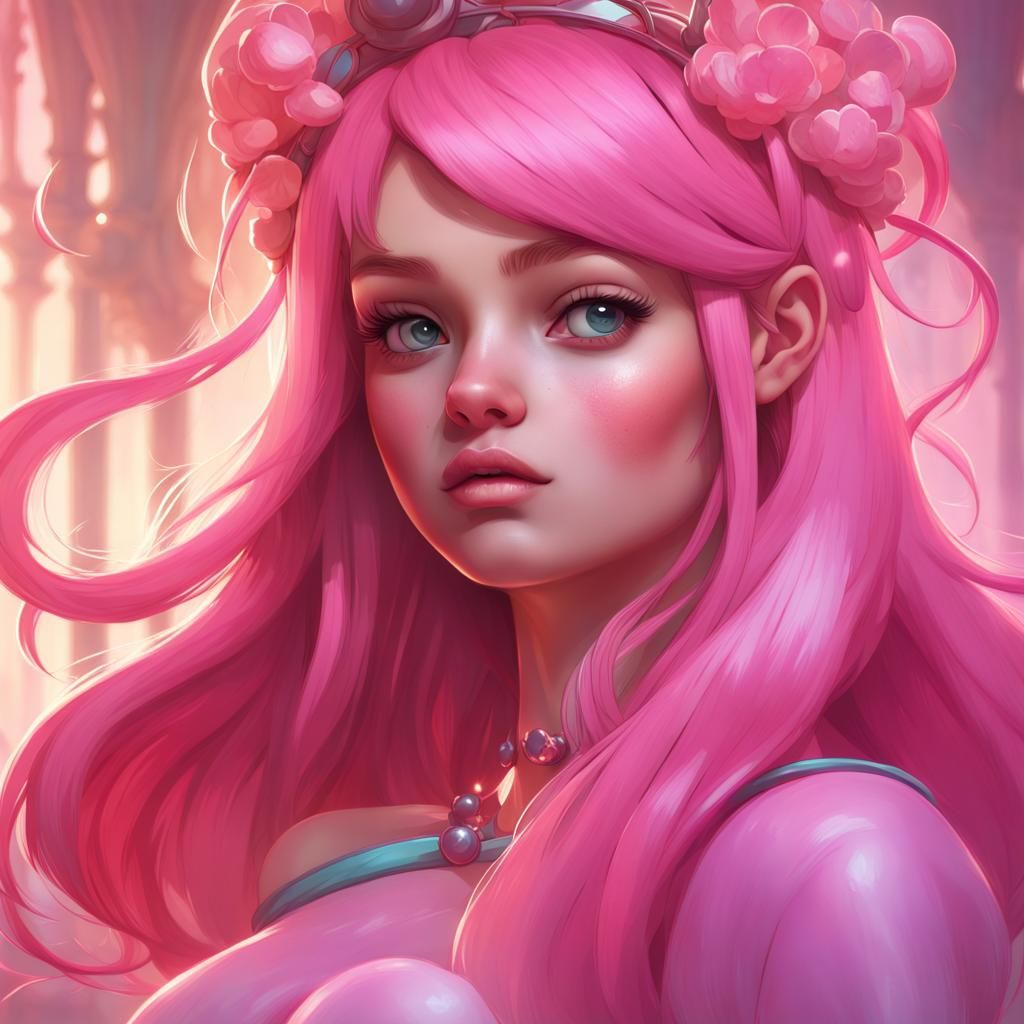 Disney Princess Bubblegum - AI Generated Artwork - NightCafe Creator