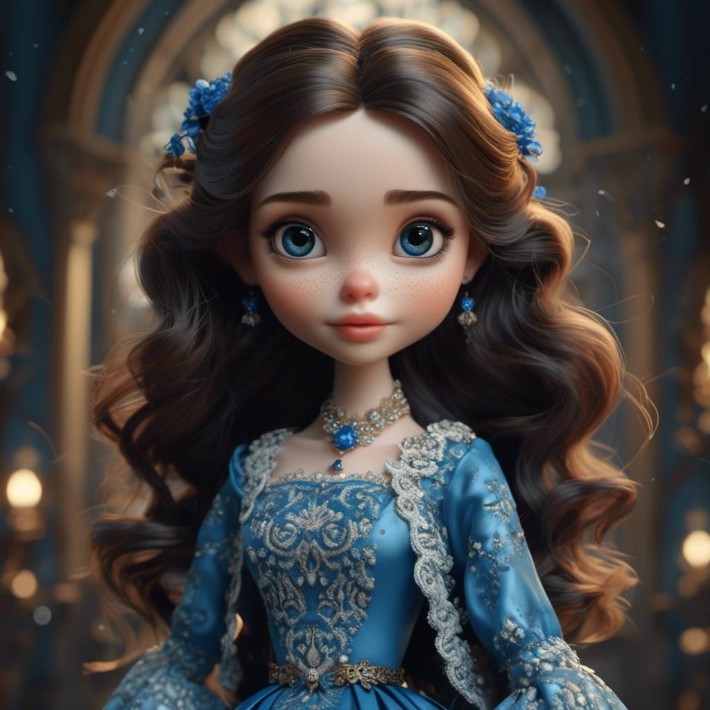 "Pippa in Blue" Once Upon a Fairy Tale