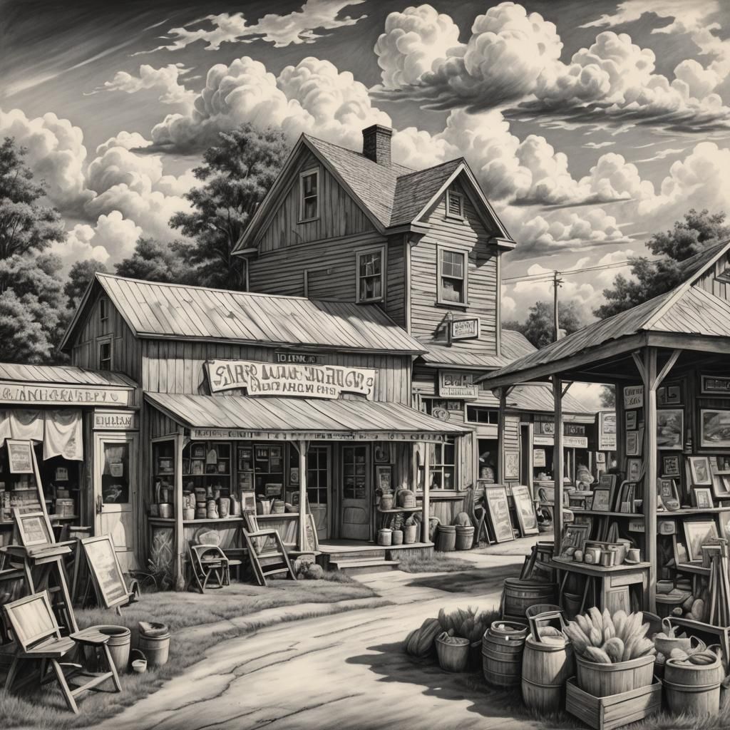 Antiques shop, flea market