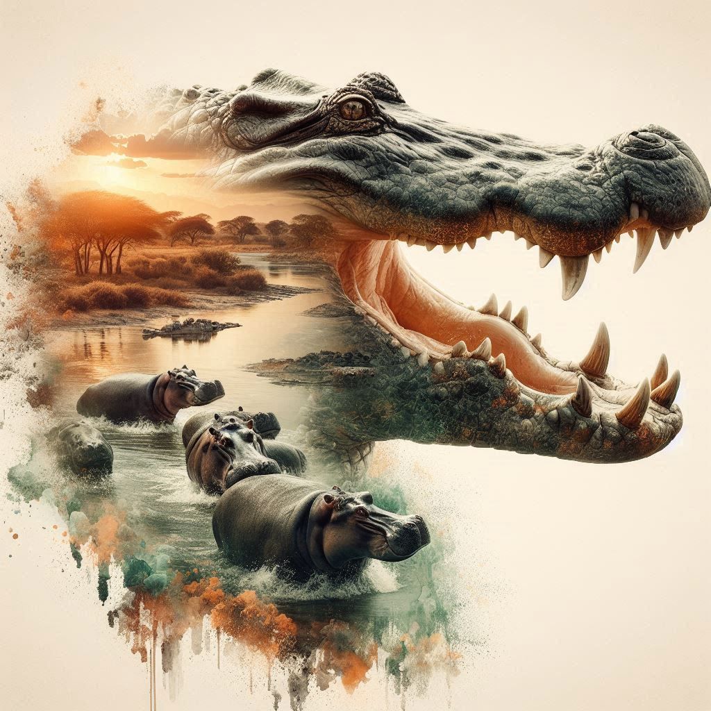 The most dangerous animals of the Nile