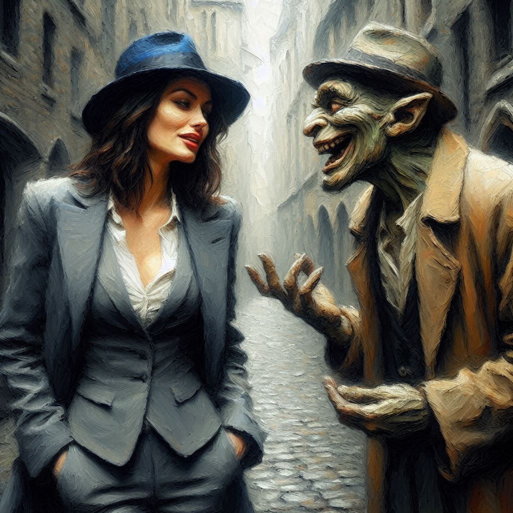 "Aw, c'mon. Let's have a coffee."