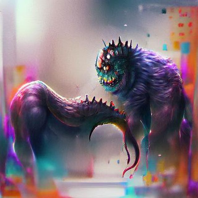 "Monster by Jwsto" AI Generated Artwork NightCafe Creator